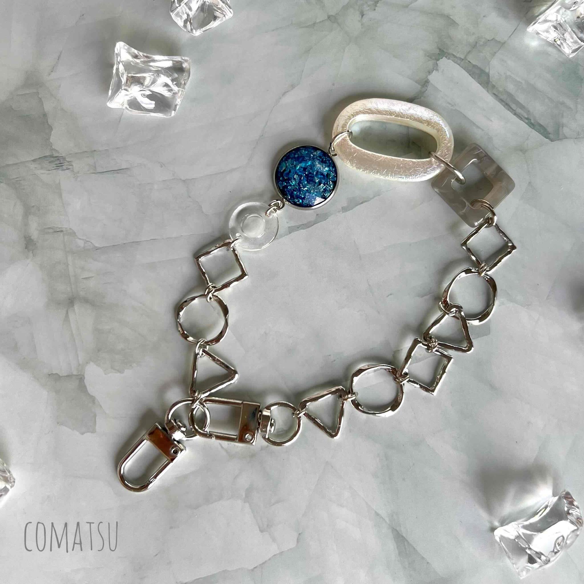 MODEsilver△〇☐ ハンドストラップ 落下防止スマホストラップ お洒落リストストラップ | 4枚目